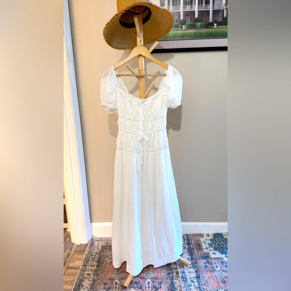 Reformation Rhett Dress in White, brand new without tags, never worn, no flaws. - Picture 9 of 16